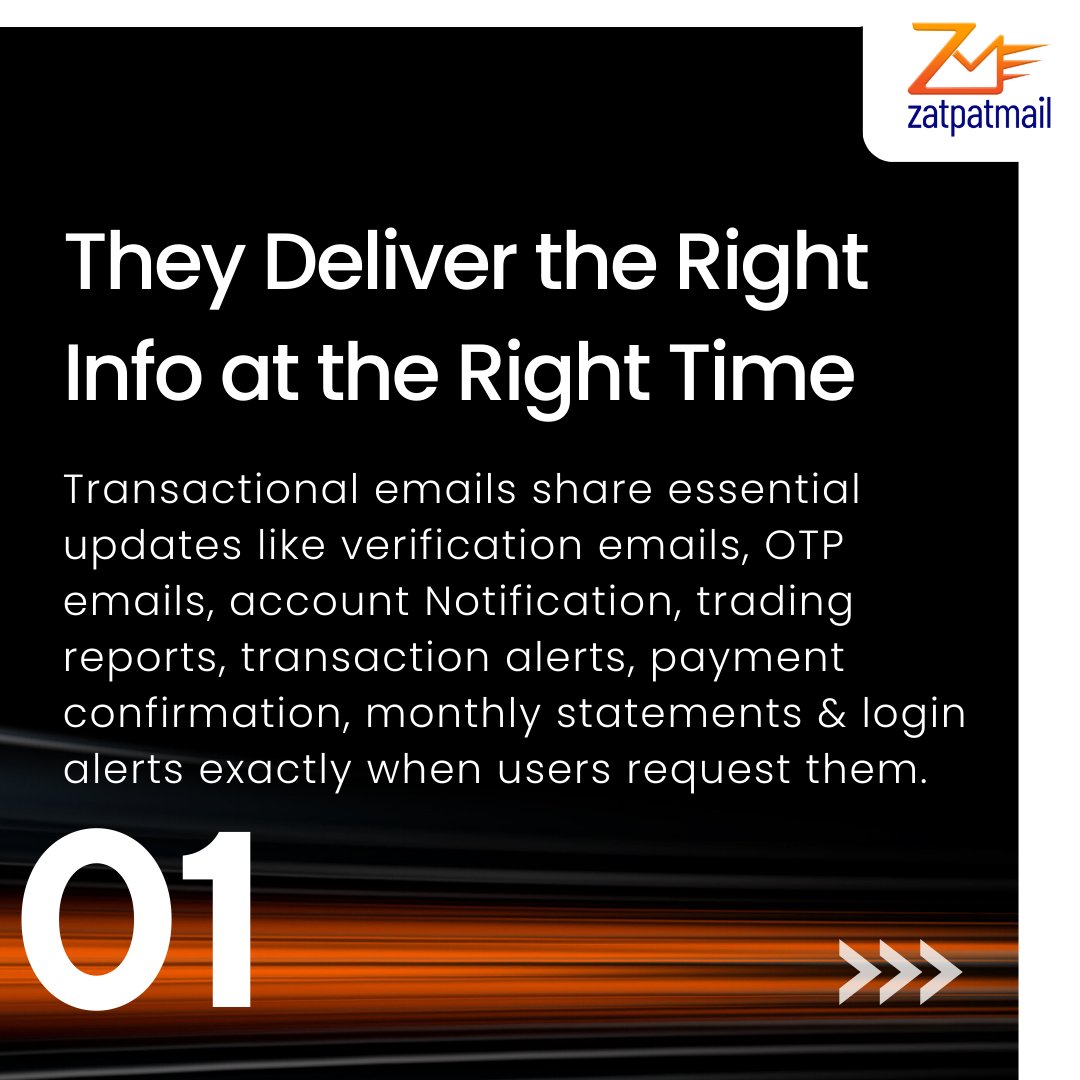 logixInfo's tweet photo. Most businesses underestimate #transactionalemails.
Until a delayed OTP or missing receipt starts hurting user trust

Get speedy mail delivery &amp; guaranteed inbox reliability with ZatpatMail. Upgrade the way you send transactional emails, Try #ZatpatMail Today!

#Logix https://t.co/p1PuxmCNMR