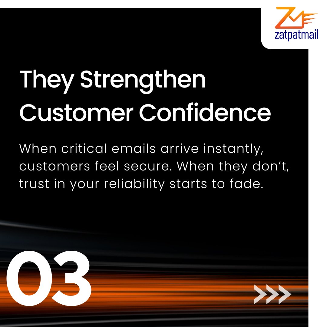 logixInfo's tweet photo. Most businesses underestimate #transactionalemails.
Until a delayed OTP or missing receipt starts hurting user trust

Get speedy mail delivery &amp; guaranteed inbox reliability with ZatpatMail. Upgrade the way you send transactional emails, Try #ZatpatMail Today!

#Logix https://t.co/p1PuxmCNMR