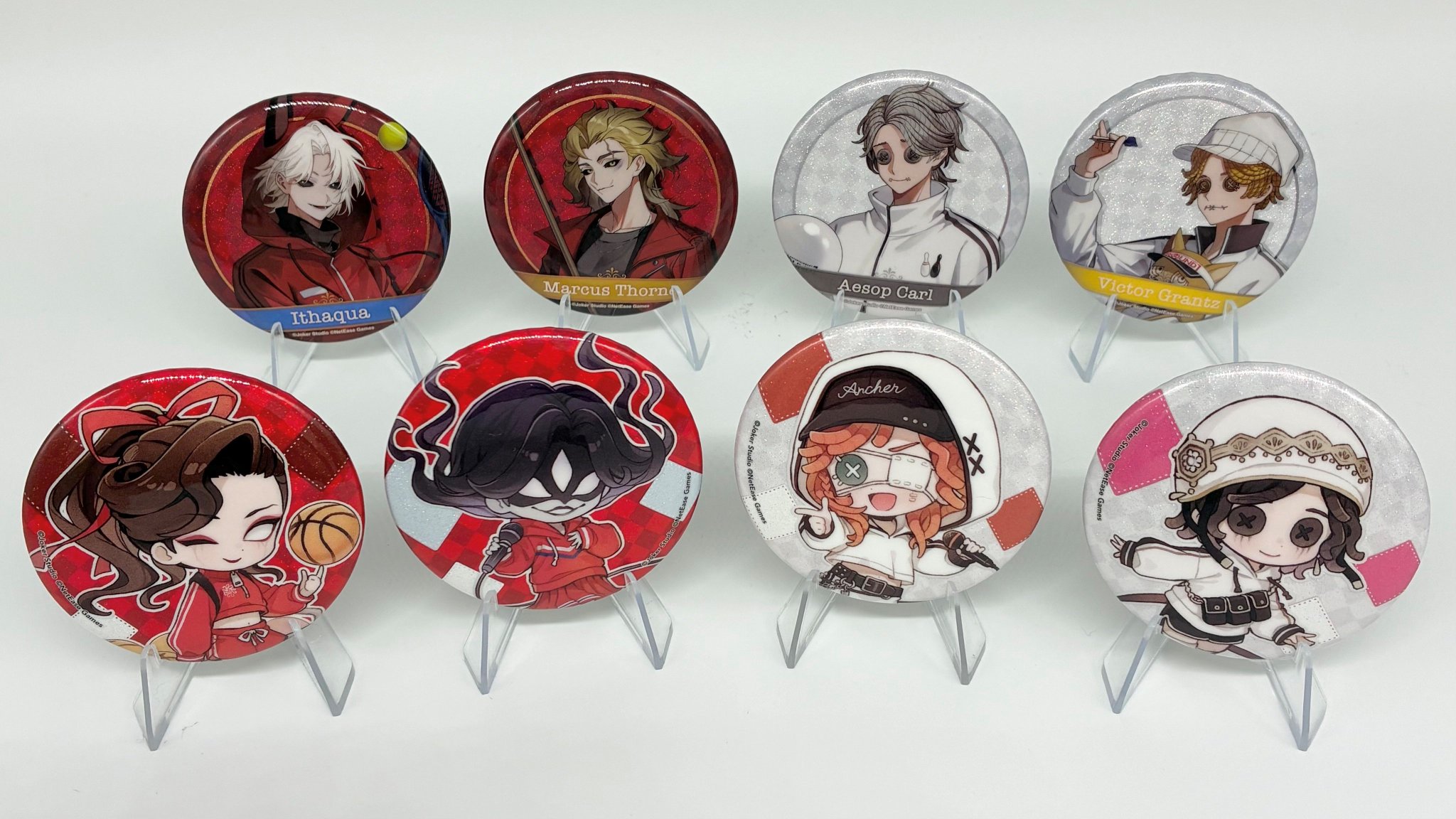 第五人格　ラウンドワン　コラボ　等身　缶バッジ　ビリヤード・プレイヤー HCj4W6OawAMCmuy.jpg:large