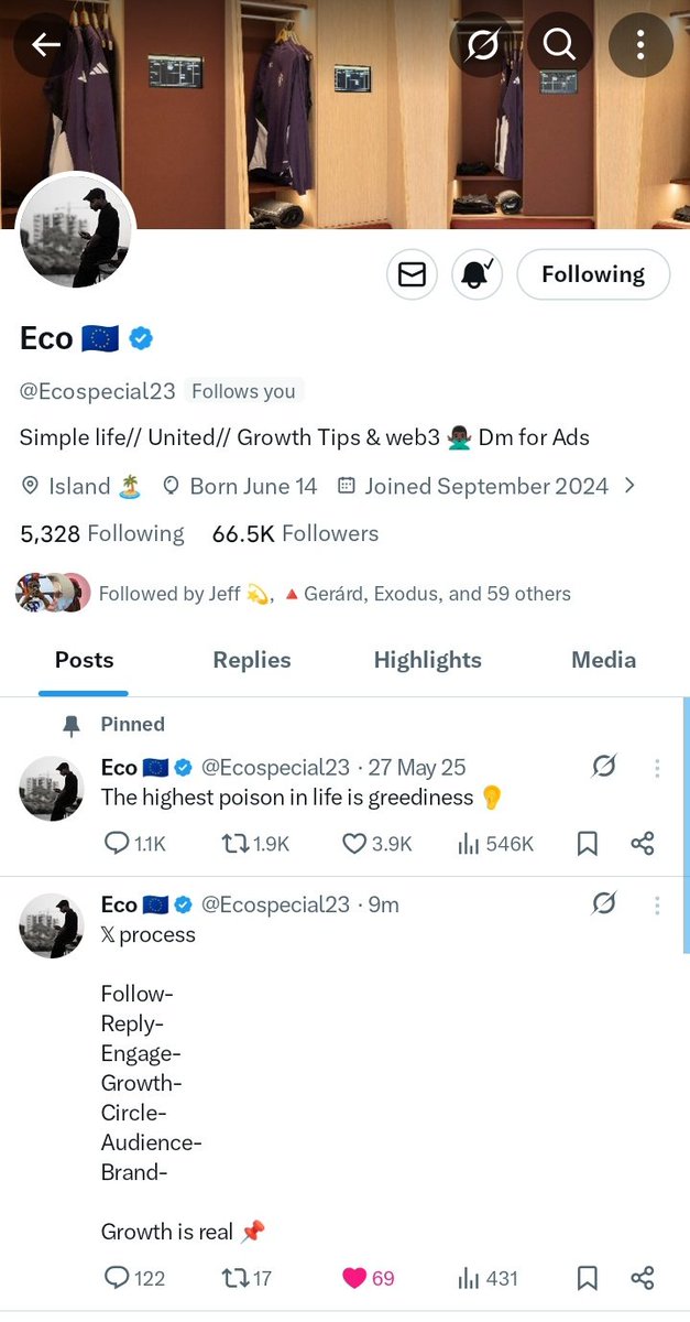 I swear to God..when I saw the notification that <a href="/Ecospecial23/">Eco 🇪🇺</a> followed me back..I thought it was one of those fake accounts...this really made my day 😭😭😭😭😭❤️❤️❤️🙏 thank you boss for the follow back...I appreciate ❤️💯