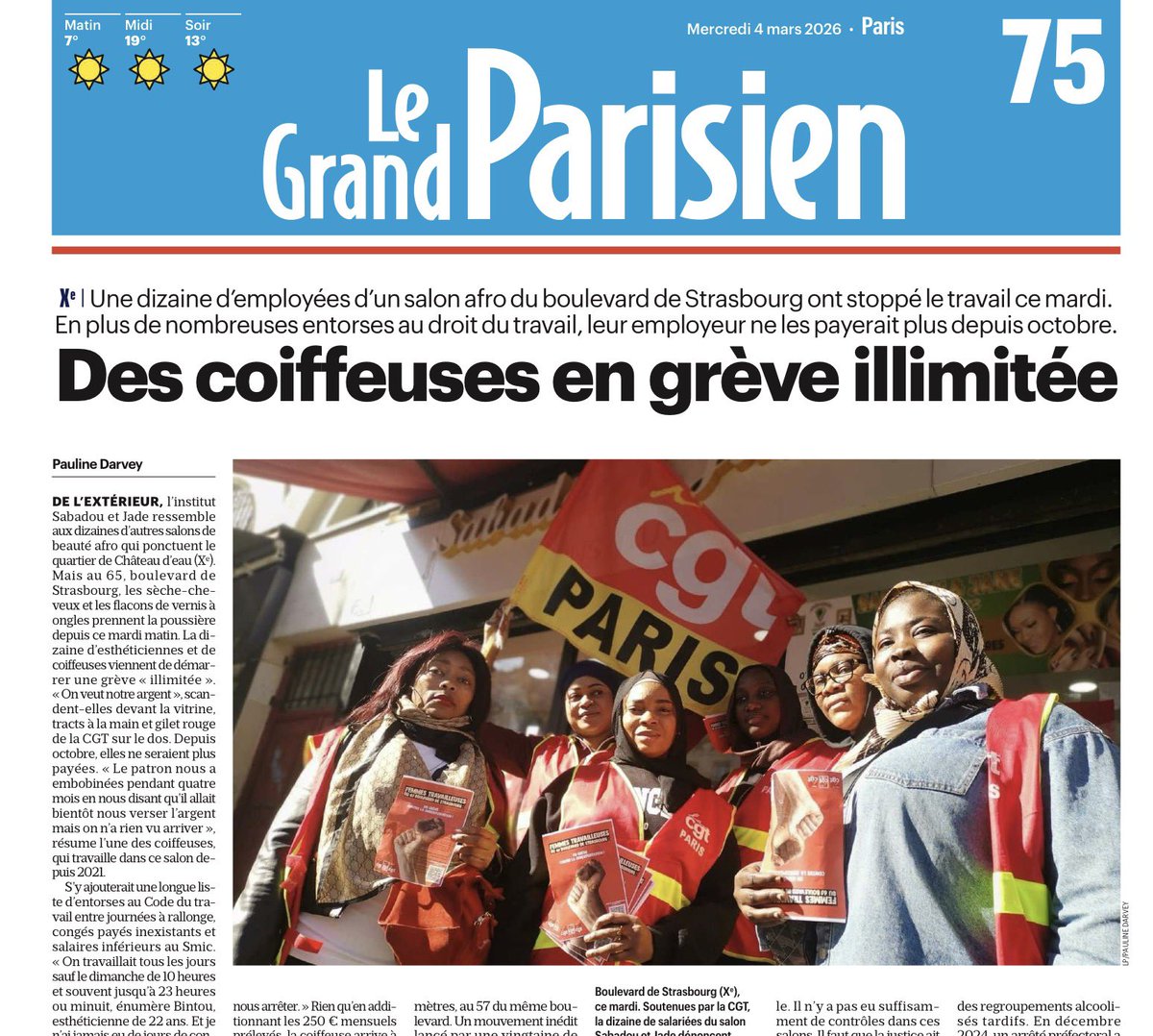 Il est temps que la police et la justice donne un grand coup de balai dans ce quartier (boulevard de Strasbourg-rue du Château d’eau) infesté par ces dizaines de salons de coiffure. La maire PS du 10ème arrondissement <a href="/ACORDEBARD/">Alexandra Cordebard</a> affirme qu’ils constituent un point