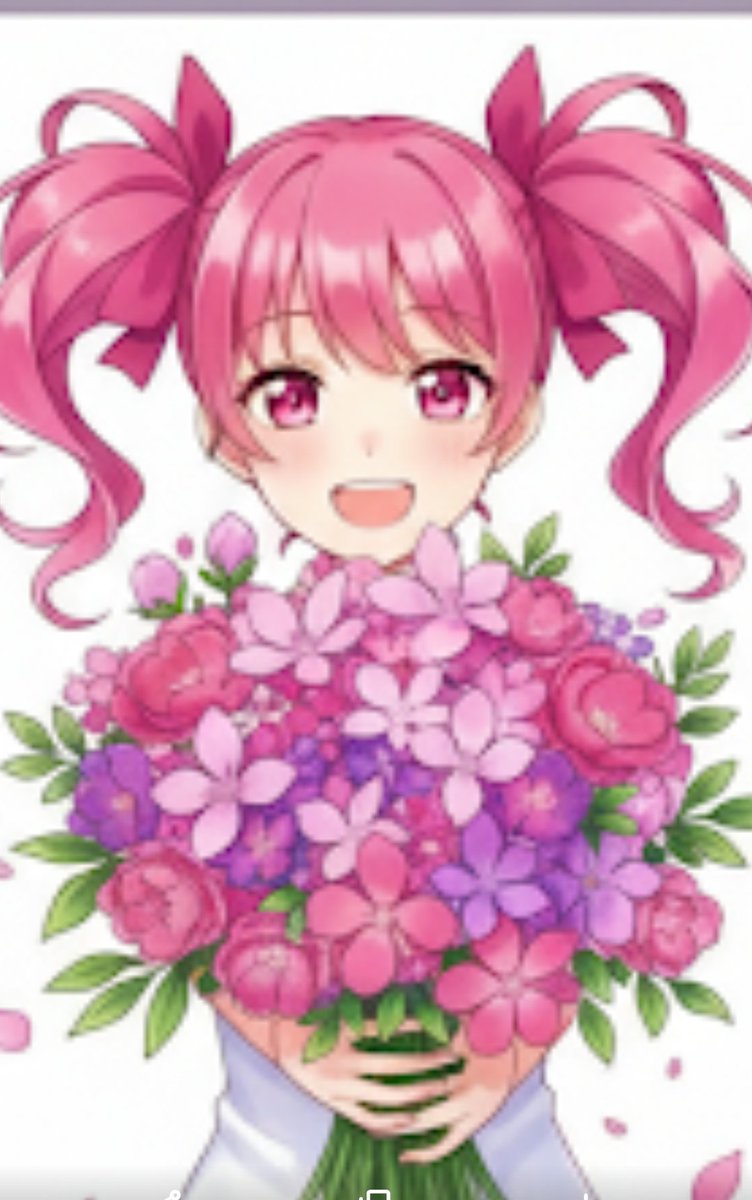 初めましてで参加しました！ 花束をプレゼント #可愛いが見たい