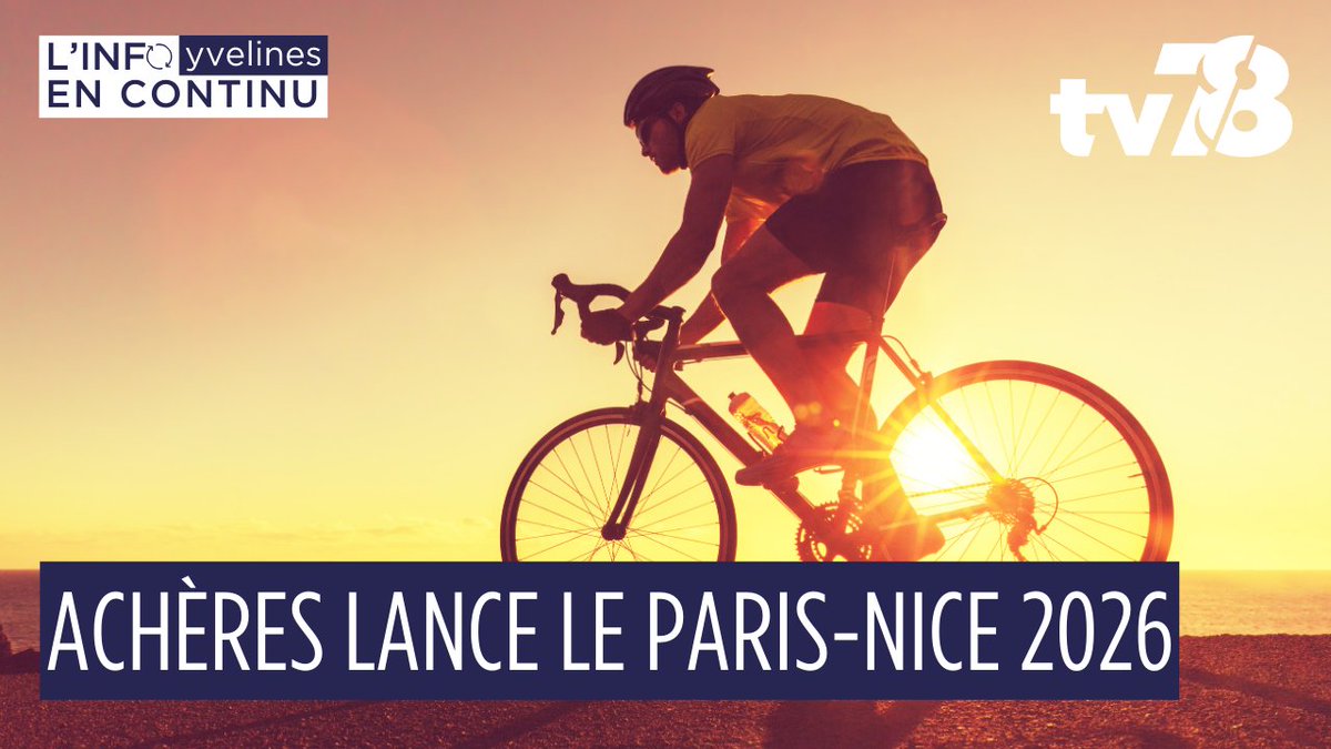 Image pour le début du Tweet: 🚴 Paris-Nice 2026📍 Achères –