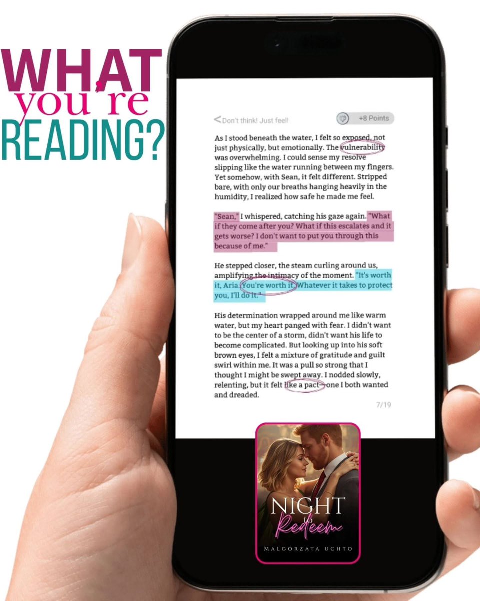 AuthorUchto's tweet photo. What are you reading? Nothing? Well, here's a hot recommendation! 

Dive into Book 4 of the CEO's Obsession series, NIGHT to Redeem — it'll hook you instantly. 

#bookaddict #romancebook #friendstolovers #booktok #happyending #instantconnection #loveagainsttheodds #mustreadbooks #bookrecommendations📚❣️ #NightToRedeem #CEOsObsessionSeries #romance #booklover