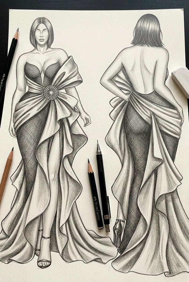 Lolart2000's tweet photo. Si je ne dessine que les mannequins de taille fine, les autres se sentiront offusqués.

Une créa pour celle qui n'aiment pas passer inaperçues.

#fashion #fashiondesign https://t.co/2TD92zCStN