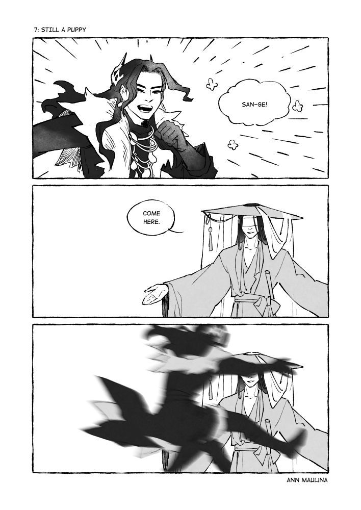 Eps.7
He's still a puppy tho (only in front of his spouse)
#oc 