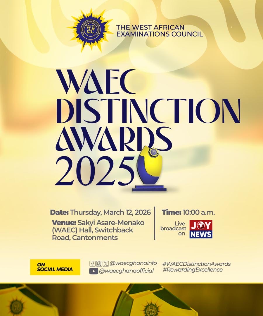 #WAECDistinctionAwards
#RewardingExcellence
#CommittedToExcellence
#Ghana