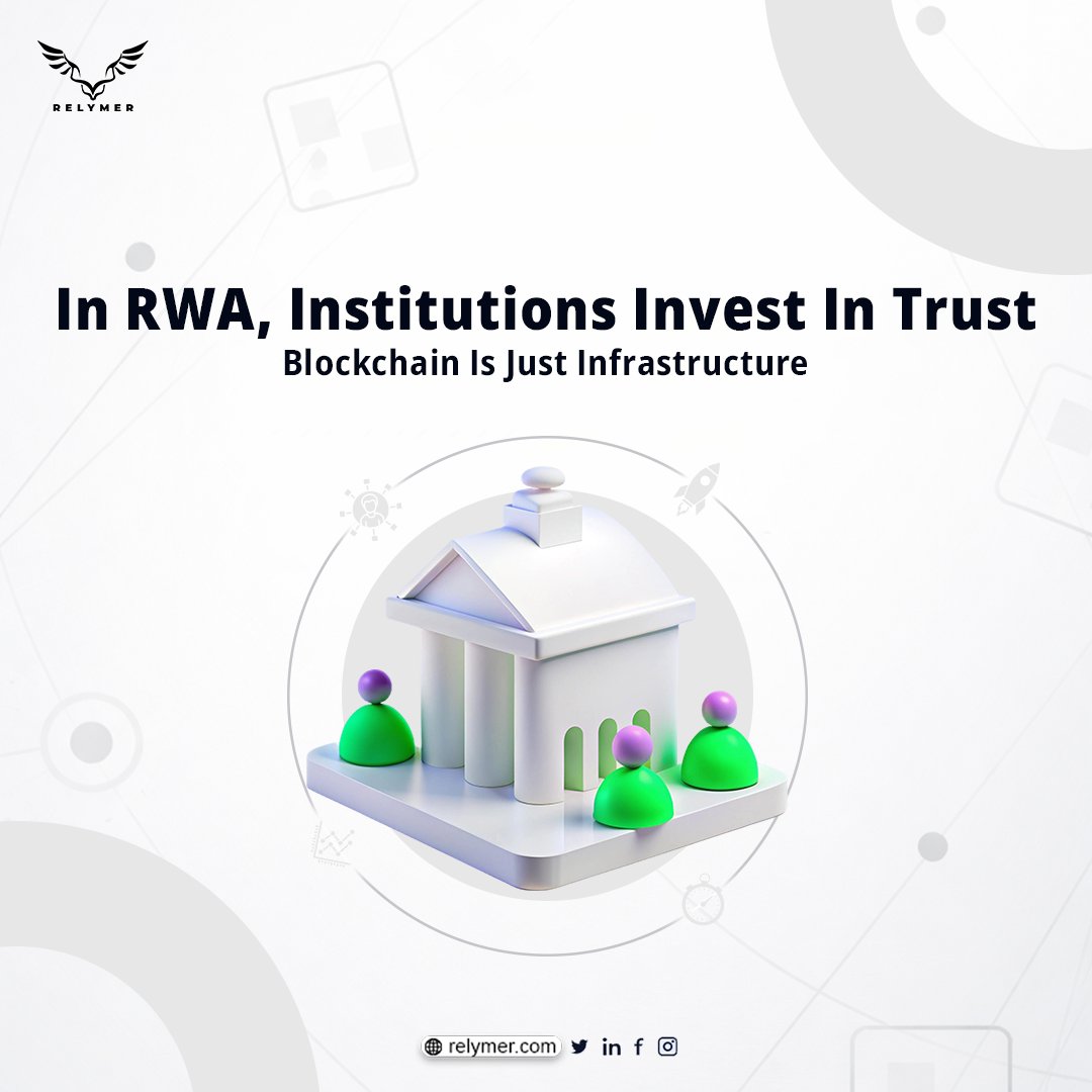 relymer's tweet photo. In RWA, technology isn’t the deciding factor ⚙️

Institutions look at trust first 🤝

📊 Your cap table structure
🛡️ Your compliance framework
📄 Your SPV clarity

These are the elements that reduce risk and attract serious capital 💼

Blockchain is simply the infrastructure. https://t.co/VSUhIQDadU