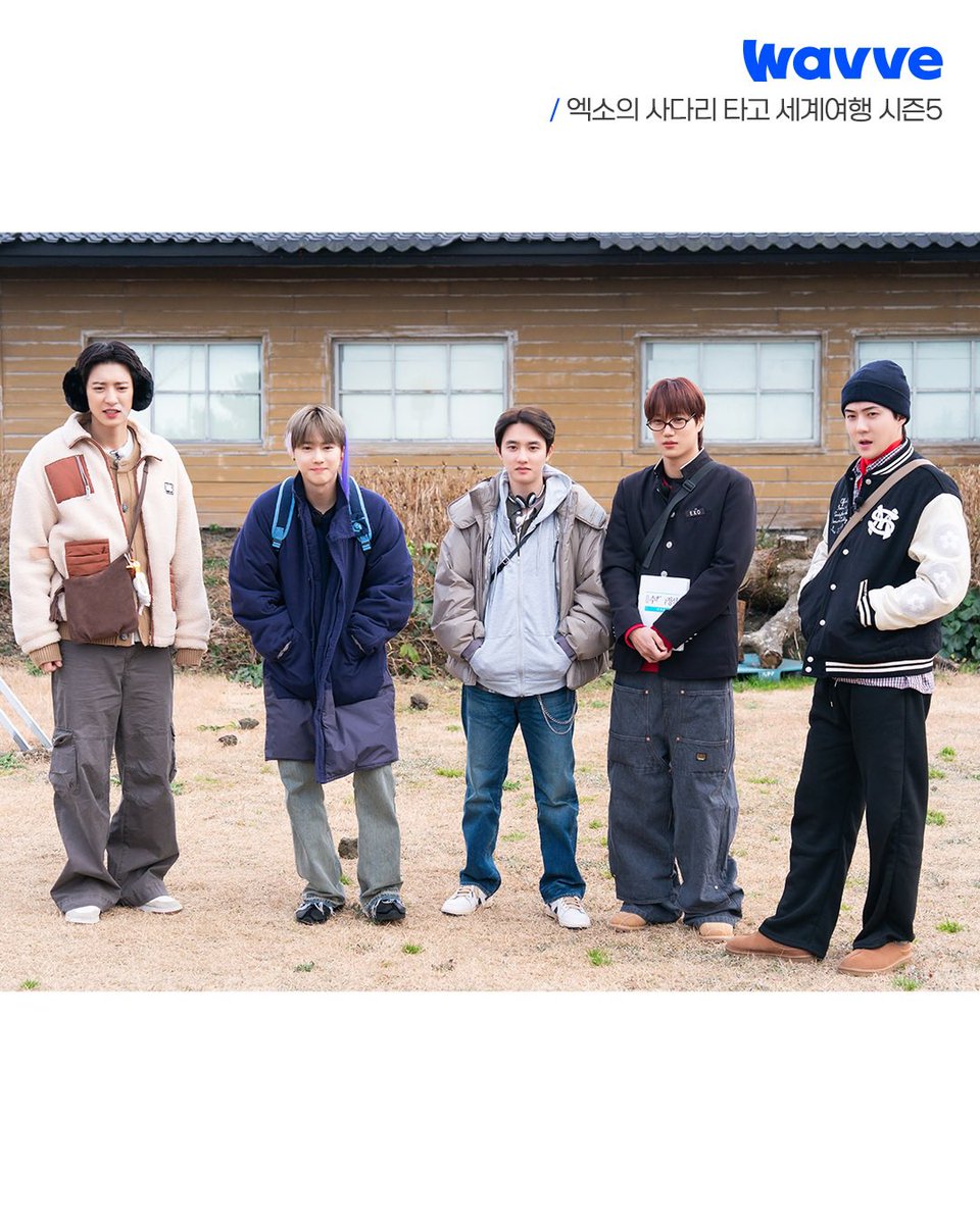 EXOGlobal's tweet photo. STREAM 📺 | 260304 <Travel the World on EXO’s Ladder 5> Ep. 1 

⏰ 8PM KST 

Mnet+ 🇰🇷
🪜 https://t.co/vzqbOk8V2W

Wavve 🇰🇷 
🪜 https://t.co/mmLA8Dq7Du

KOCOWA+ 🇺🇸🇪🇺🇦🇺🇳🇿 
🪜 https://t.co/75OLOG5vYu

friDAY Video 🇹🇼 
🪜 https://t.co/MqanMucGoF

True Vision Now 🇹🇭 
🪜 https://t.co/F6TeYJueIC

#SUHO #CHANYEOL #DOHKYUNGSOO #KAI #SEHUN #EXO #엑소 @weareoneEXO @DOHKYUNGSOO_X
