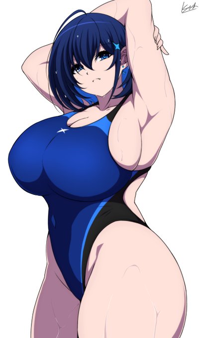 競泳水着の憂鬱ちゃんことアイちゃんです 