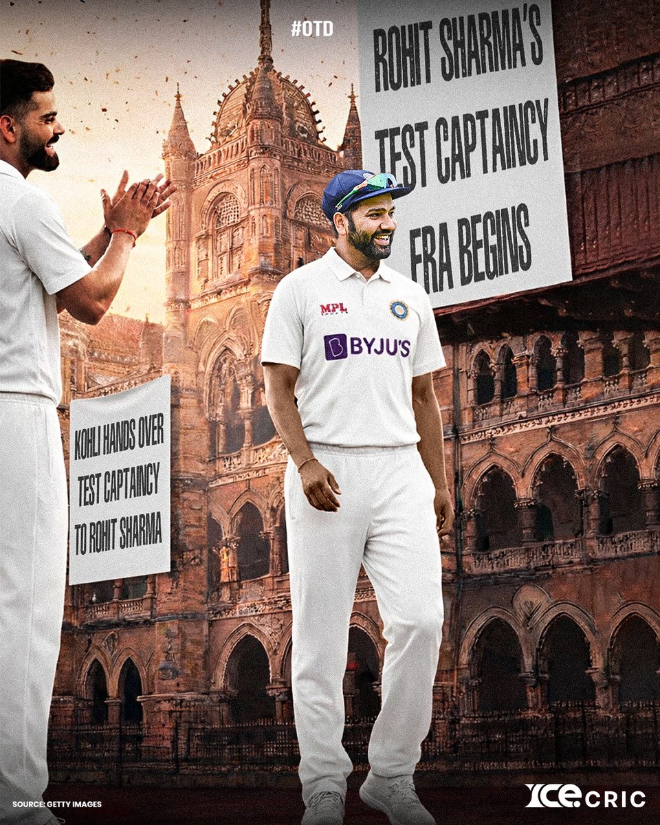 icecric_news's tweet photo. 𝐎𝐍 𝐓𝐇𝐈𝐒 𝐃𝐀𝐘 — 𝐓𝐇𝐄 𝐇𝐈𝐓𝐌𝐀𝐍 𝐋𝐄𝐃 𝐈𝐍 𝐖𝐇𝐈𝐓𝐄𝐒. 🤍🔥
#RohitSharma #Hitman #TestCaptain #TeamIndia #IndianCricket #OnThisDay #CricketHistory #TestCricket #BleedBlue #CricketonICE #IceCricNews https://t.co/9LCqTSf1Wp
