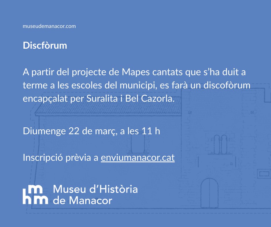 Museu d'Història de Manacor tweet media