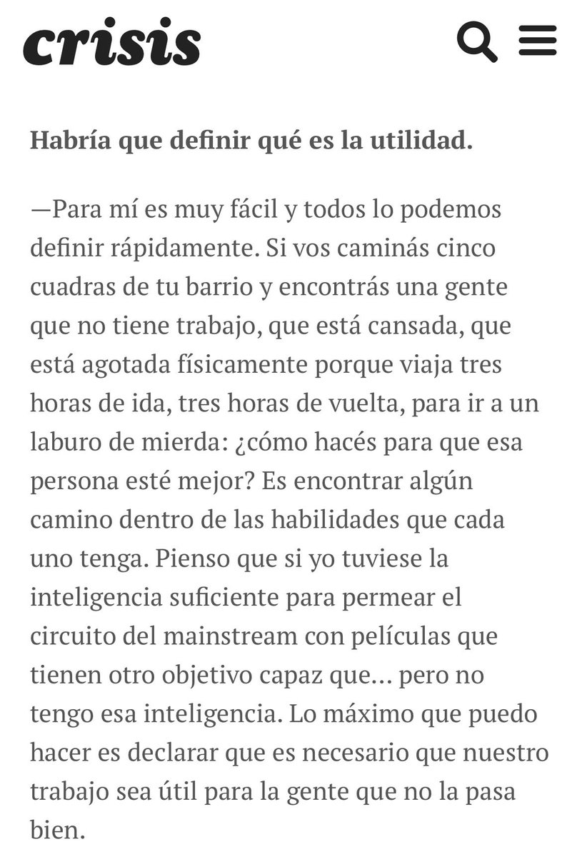 cualquier persona no cínica es objeto del bardeo de esta red social. es así desde que se instaló que ser inteligente es propagar que ningún compromiso con la comunidad tiene sentido, que una presunta lucidez individual es lo mejor que podés hacer con tu pequeña vida.