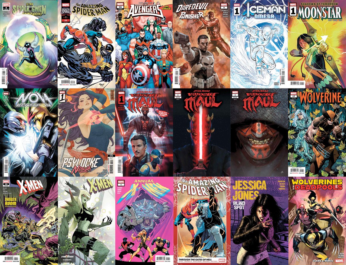 新刊入荷予定のご案内（マーベル）】本国3/4発売分はあさって金曜21