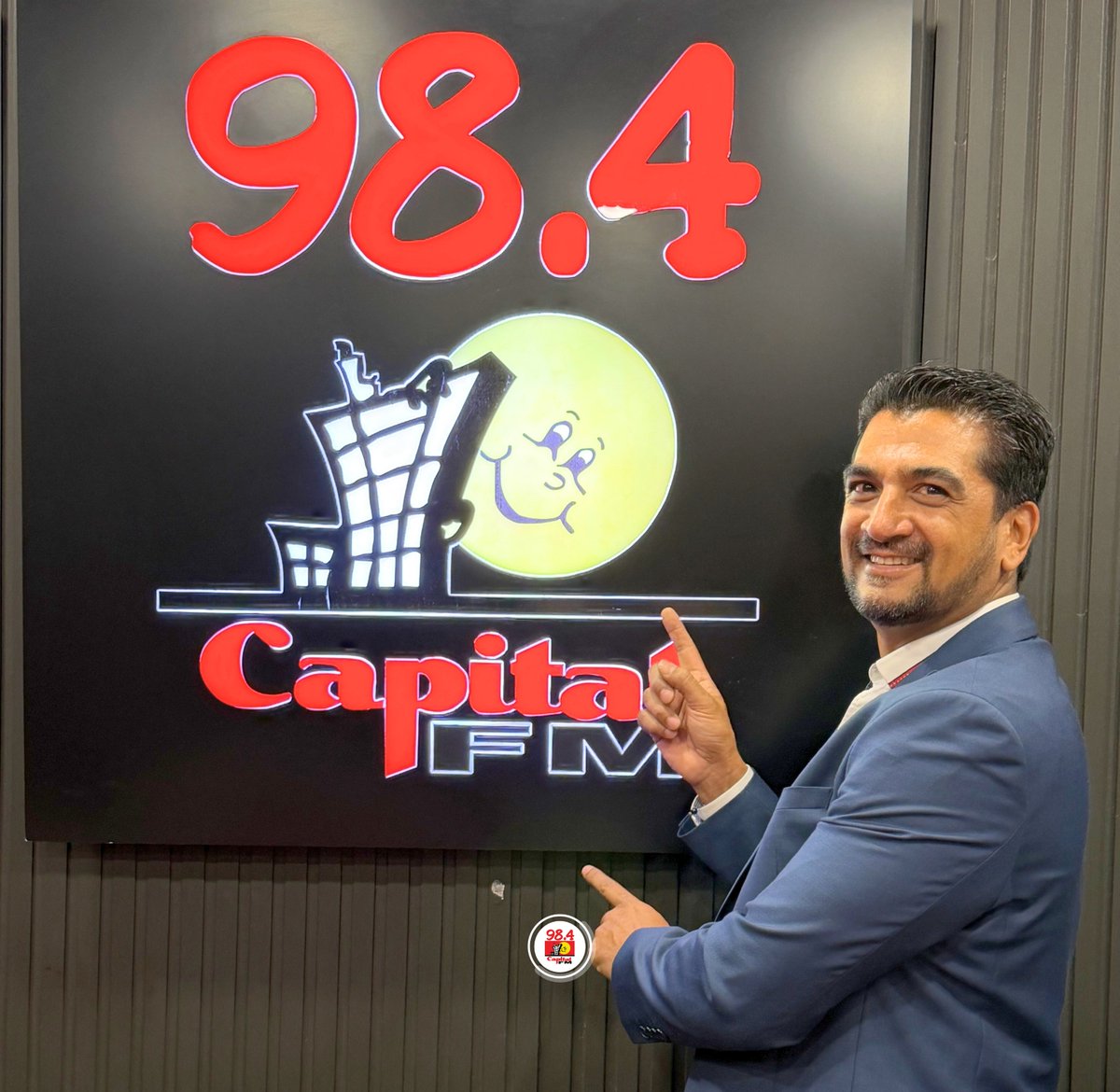 CapitalFMKenya's tweet image. Moments from today’s #TheFuse984 conversation with Anuj Kent of PerfectPics.