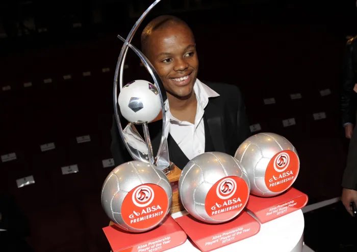 PSL Player Of The Season (2011)
PSL Footballer Of The Season (2011)
PSL Player’s Player Of The Season (2011)
Absa Premiership Red Hot Young Player in the PSL (2011)

Signed by AFC Ajax for R47.5 million (2011)