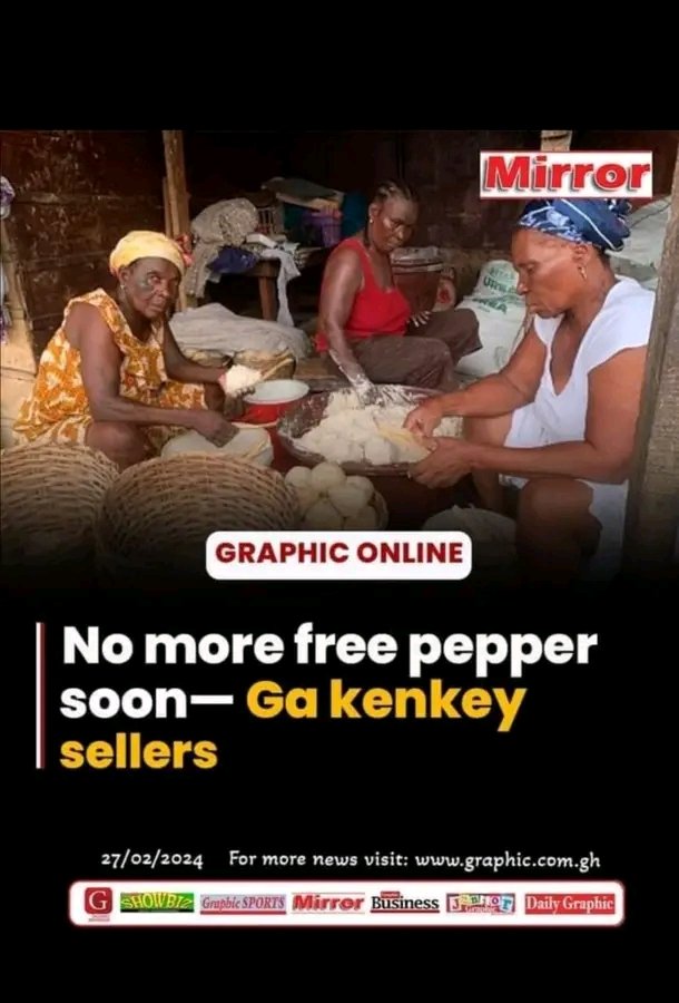 CarlKata's tweet photo. We were in this country under Akufo-Addo. When you buy a kenkey, you have to buy pepper too. https://t.co/9iOkMOTHhX