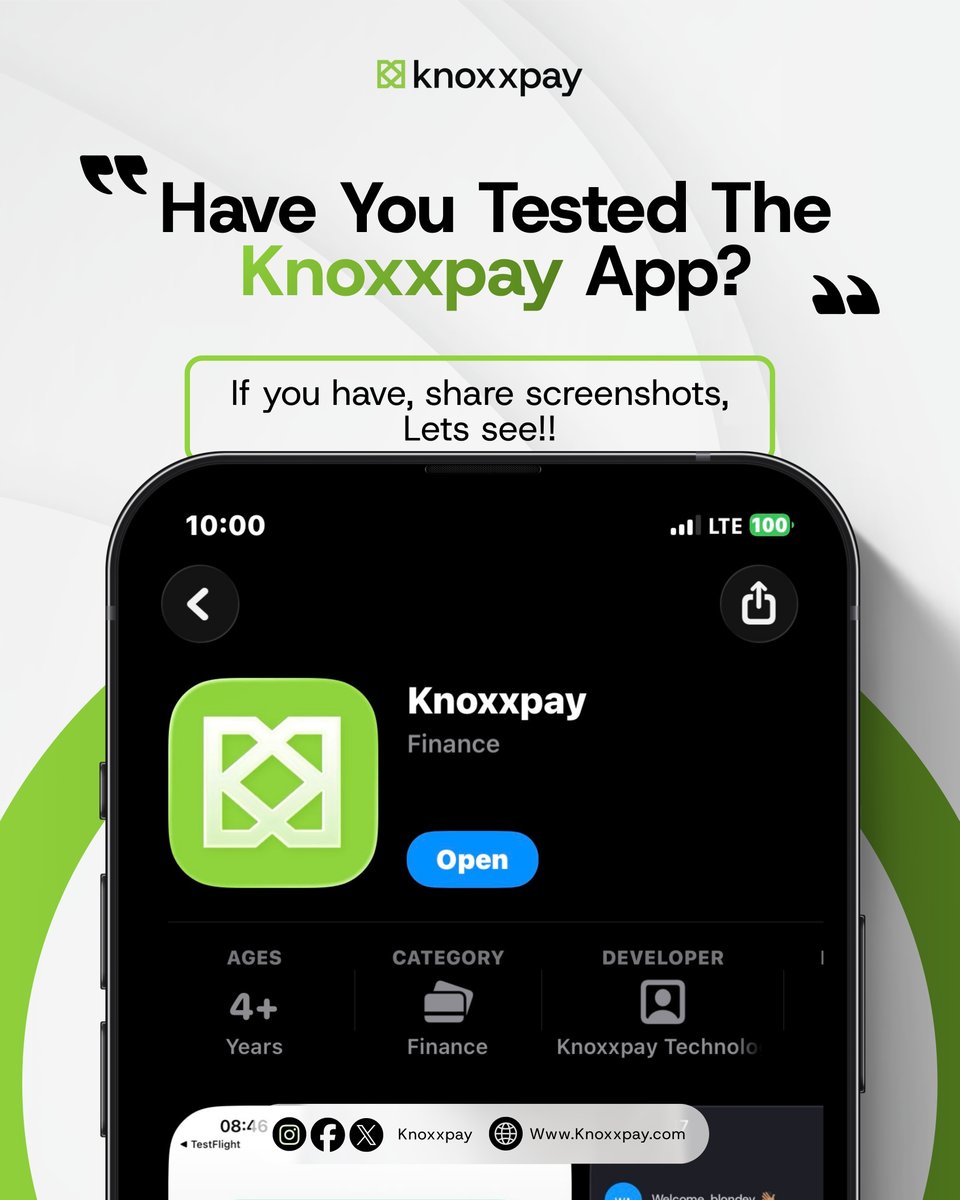 Early users share your screenshots!🤭
If you haven't used Knoxxpay yet, you're missing OUT

Get the app in the link in bio💚