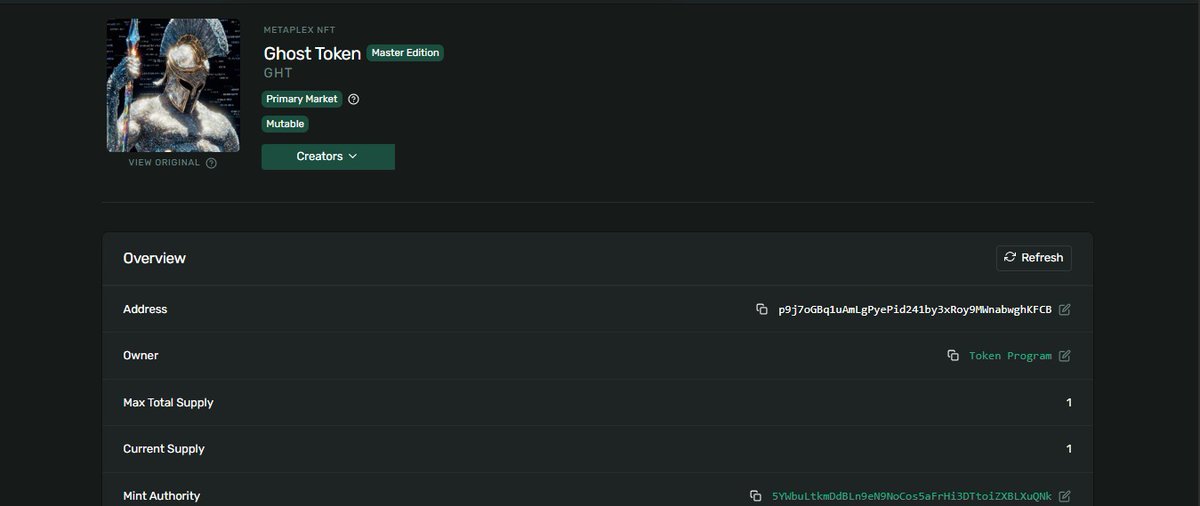 realForexFreak's tweet photo. I just launched my Ghost Token (SPL)💀&amp; minted my first NFT on Solana Devnet!
Token Explorer: https://t.co/VCldsoGdIu
 #Solana #NFT @SuperteamNG @blockfuselabs  #DevNetMagic https://t.co/bXHSjcHsGW
