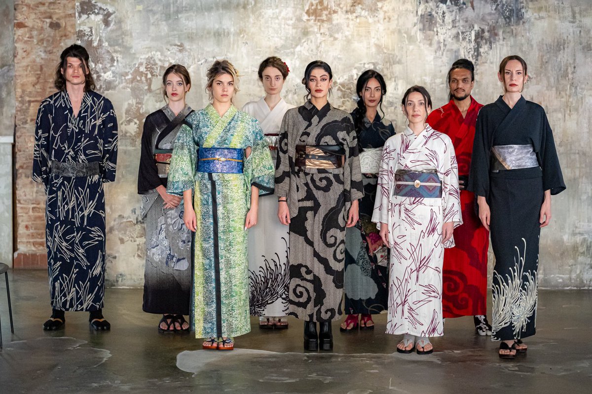 japanart_ioriya's tweet photo. TOBARI’s first show has concluded in Milan.

With the presence of these remarkable models, TOBARI was brought to life and its journey has begun.

Thank you for witnessing this first chapter.

#TOBARI #MilanFashionWeek https://t.co/ZCYf2aknCn