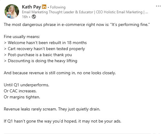 Holistic Email tweet media