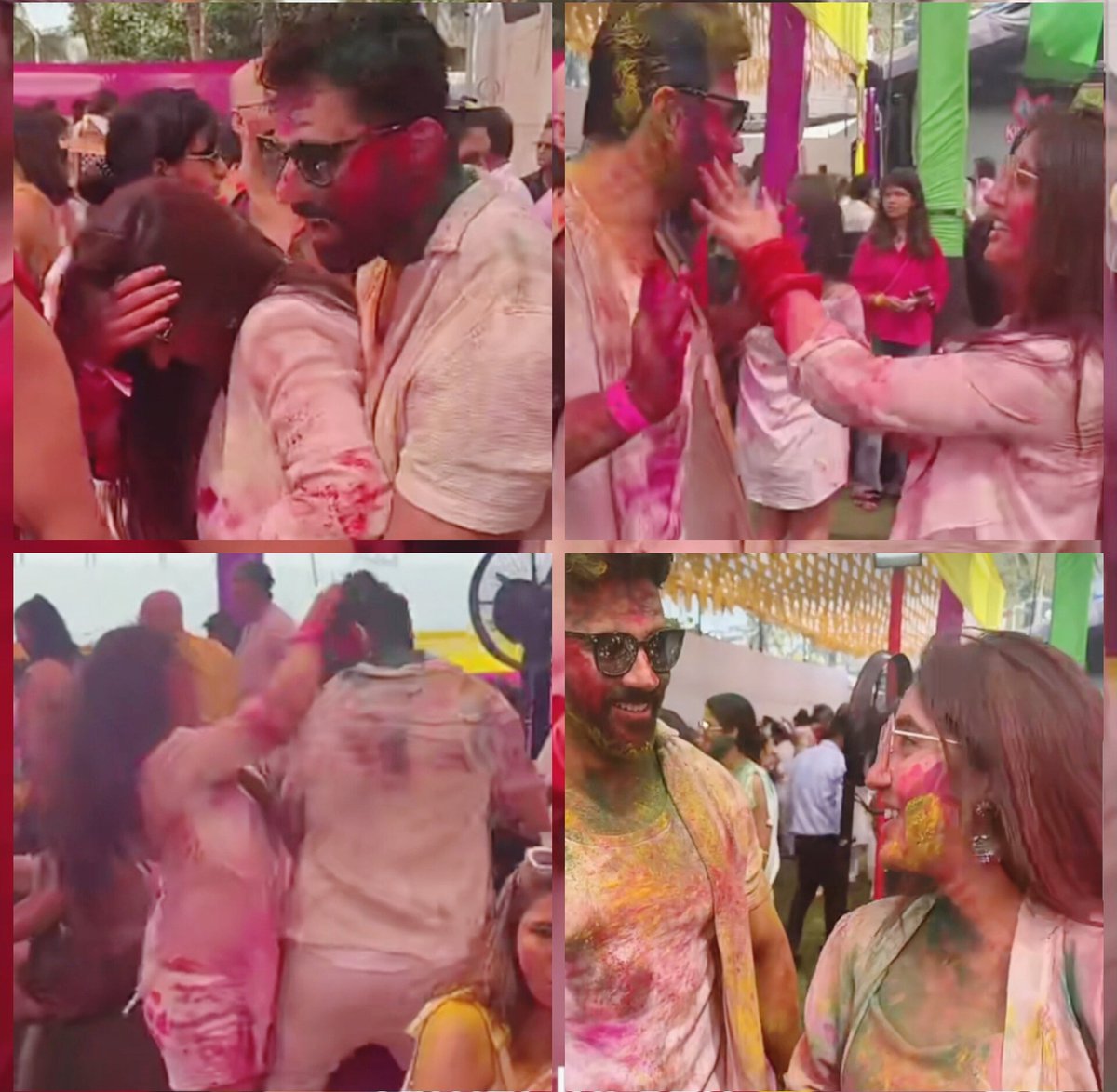 sethstia's tweet photo. HAPPY HOLI❤️🧿😭 #abhinoor https://t.co/KHauqOn58K