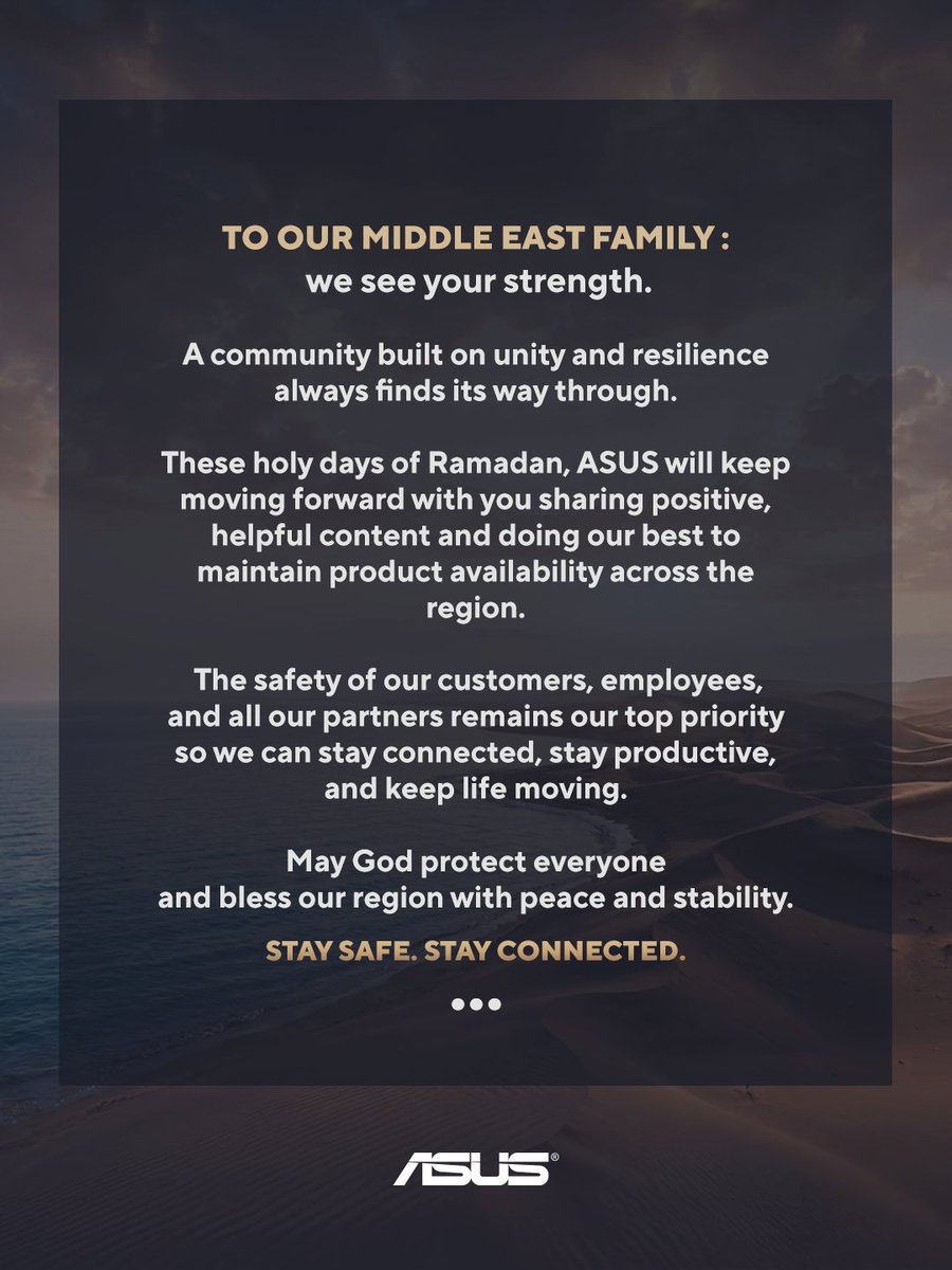 ASUS Middle East tweet media
