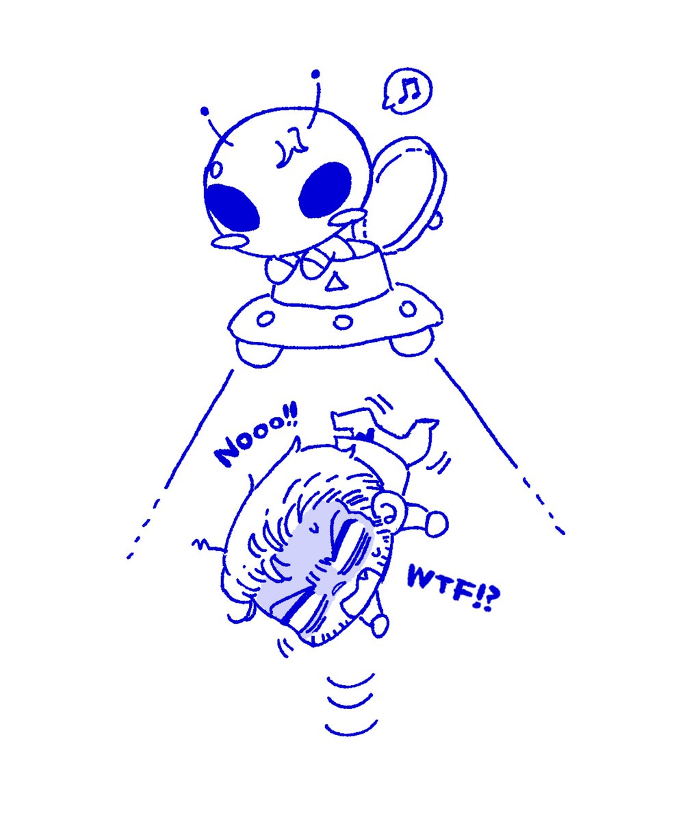 <a href="/Wobpom/">wob</a> wob老师的外星人900太可爱了😭💞我好喜欢他被画成把刘海当作魅力点的样子🥰Gavin多亏了自己那种爱怀疑的性格，比任何人都更早察觉到了900的不对劲，但周围的人却都说“你想太多了”，根本不把他当回事…笑🤦‍♀️我还想象了900因为喜欢上Gavin，就用UFO把他带回家的场景😂我也真的非常喜欢其他AU的故事！🤣💕