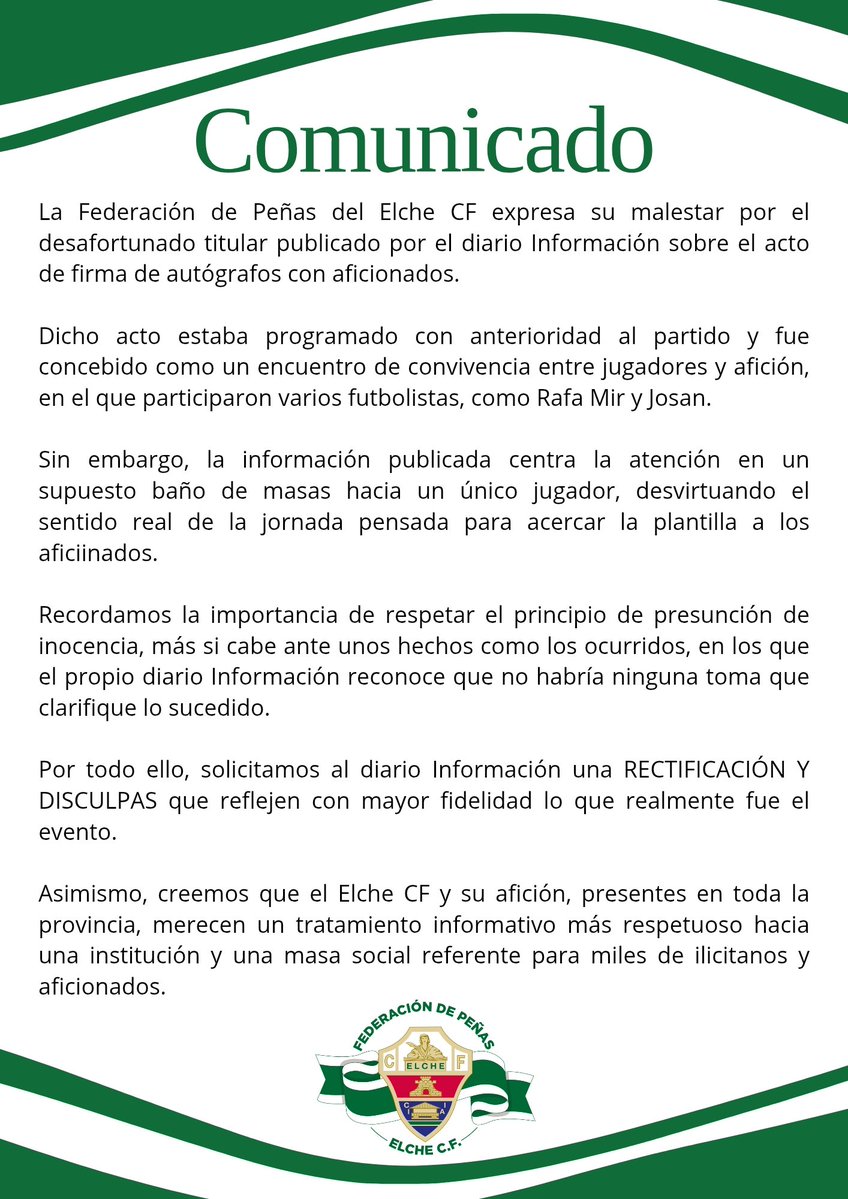 FED. PEÑAS ELCHE CF tweet media