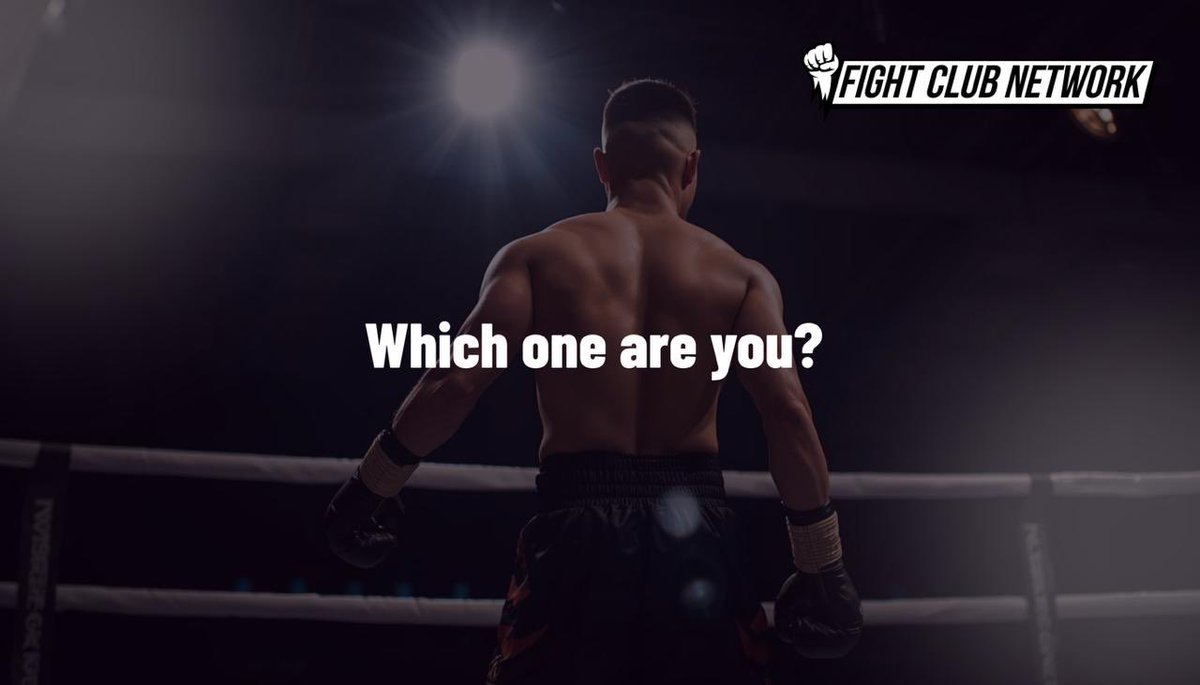 FightClubNet's tweet photo. Good fighters react.
Great fighters adapt.

Which one are you? https://t.co/RmCIvzC2eT