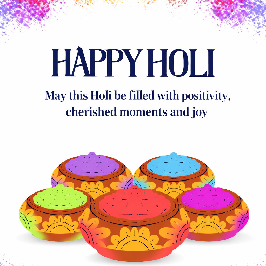 May your life be as colorful as a bowl of Gulaal! 🎨✨ Wishing everyone a Holi filled with positivity, cherished moments, and endless joy. Let the colors of friendship and love brighten your day.
​#HappyHoli #FestivalOfColors #Holi2026 #Positivity