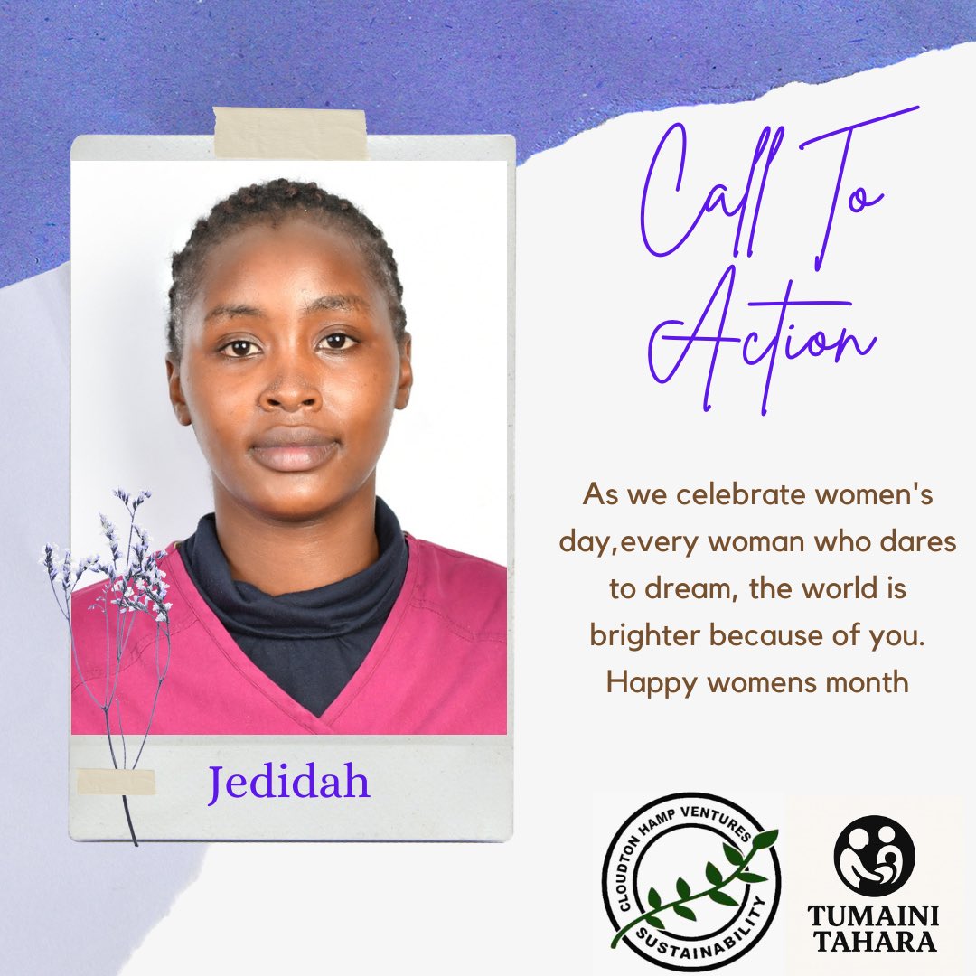 CloudtonHampV_1's tweet photo. Jedidah Says:
“As we celebrate women's day,every woman who dares to dream, the world is brighter because of you.
Happy womens month💜”
#WomensDay2026 https://t.co/HzskNSfynL
