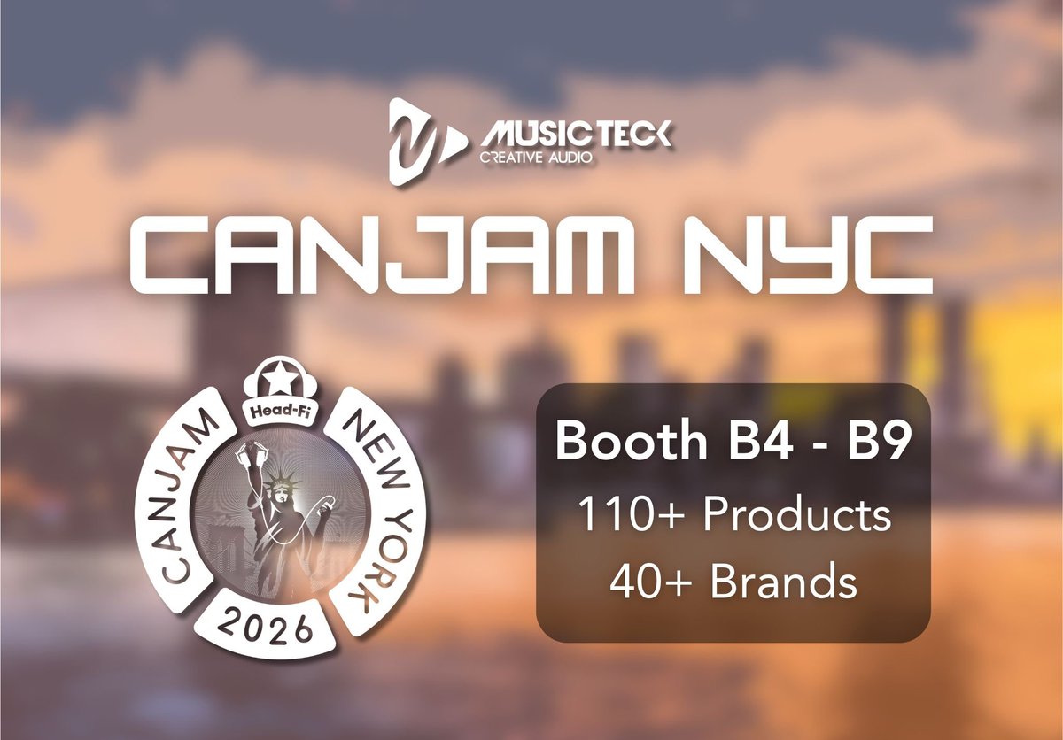 EarAcoustic_CN's tweet photo. 📍 CanJam NYC 2026 | New York City 🗽

GIVEAWAY ALERT 🎉 | Follow Us & Win Amazing Prizes!
• On-site Prize: Follow us, check in at our booth (CanJam NYC MusicTeck Booth B4-B9), take a photo of our products, and DM us—we will select one winner from all platforms to win a GENESIS G318s!

• Online Prize: Follow us, repost this post, comment, and tag a friend to win a STA HI END!

Mark your calendars, Audio fam! EarAcoustic Audio is officially heading to the Big Apple, and we’re partnering with MusicTeck to bring our most impressive, heavy-hitting lineup yet. 🎧

Whether you're looking for an easy-to-drive daily driver or a flagship beast that demands desktop-level power, we have something to blow you away. Come feel the unbeatable price-to-performance ratio and exquisite sound that defines EarAcoustic.

📅 When: March 7–8, 2026
📍 Where: CanJam NYC 2026, New York
🎪 Booth: B4 – B9 (MusicTeck)

✨ What You Can Experience at Our Booth:

🔹 Fortuna F718s
• Driver: Titanium Dome + Diamond Diaphragm Surround
• Specs: 28Ω, 108dB | 0.78mm dual-pin | 4.4mm plug
• Cable: Litz UTZ high-purity OFC silver-plated (Upgraded with German copper-aluminum alloy + 4% pure silver + graphene pure silver + single-crystal copper)
• Drivability: Good. Mid-to-high-end sources recommended to unlock its full potential.

🔹 VSA-PM Crown
• Driver: Ribbon Planar with Multi-Magnet Micro Planar Structure
• Specs: 16Ω, 105dB | 0.78mm dual-pin | 4.4mm plug
• Cable: Air suspension structure hybrid braided (5N single-crystal copper silver-plated + 6N single-crystal copper silver-plated + 4N pure silver + Furukawa silver-copper)
• Drivability: Low amp-friendliness. This is a beast—flagship sources highly recommended!

🔹 Golden Snake II
• Driver: 11.4mm Titanium Diaphragm Dome + Double-sided Deposited Silicon Crystal Diaphragm, Dual-Magnet Dual-Cavity Tesla Dynamic
• Specs: 25Ω, 111dB | 1.2M replaceable cable
• Cable: 4.4mm Litz coaxial OFC silver-plated with brushed gold-plated connector.
• Drivability: Excellent. Highly compatible with portable DAC/AMP dongles.

🔹 GENESIS MIX9
• Driver: Titanium Dome + Composite Diaphragm + 2× Mid Dual Dynamic (DWFK31785TW200) + 2× High Dual Planar (PD6103A008)
• Specs: 12Ω, 107dB
• Cable: Litz high-purity OFC silver-plated
• Drivability: Moderate. Great synergy with portable dongles.

🔹 GENESIS G318s
• Driver: Titanium Dome + Diamond Diaphragm Surround
• Specs: 38Ω, 110dB
• Cable: Litz high-purity OFC silver-plated
• Drivability: Moderate. Compatible with portable DAC/AMP dongles.

Who’s coming to New York this March? Let us know in the comments what you’re most excited to listen to, and we’ll see you at Booth B4-B9! 👇