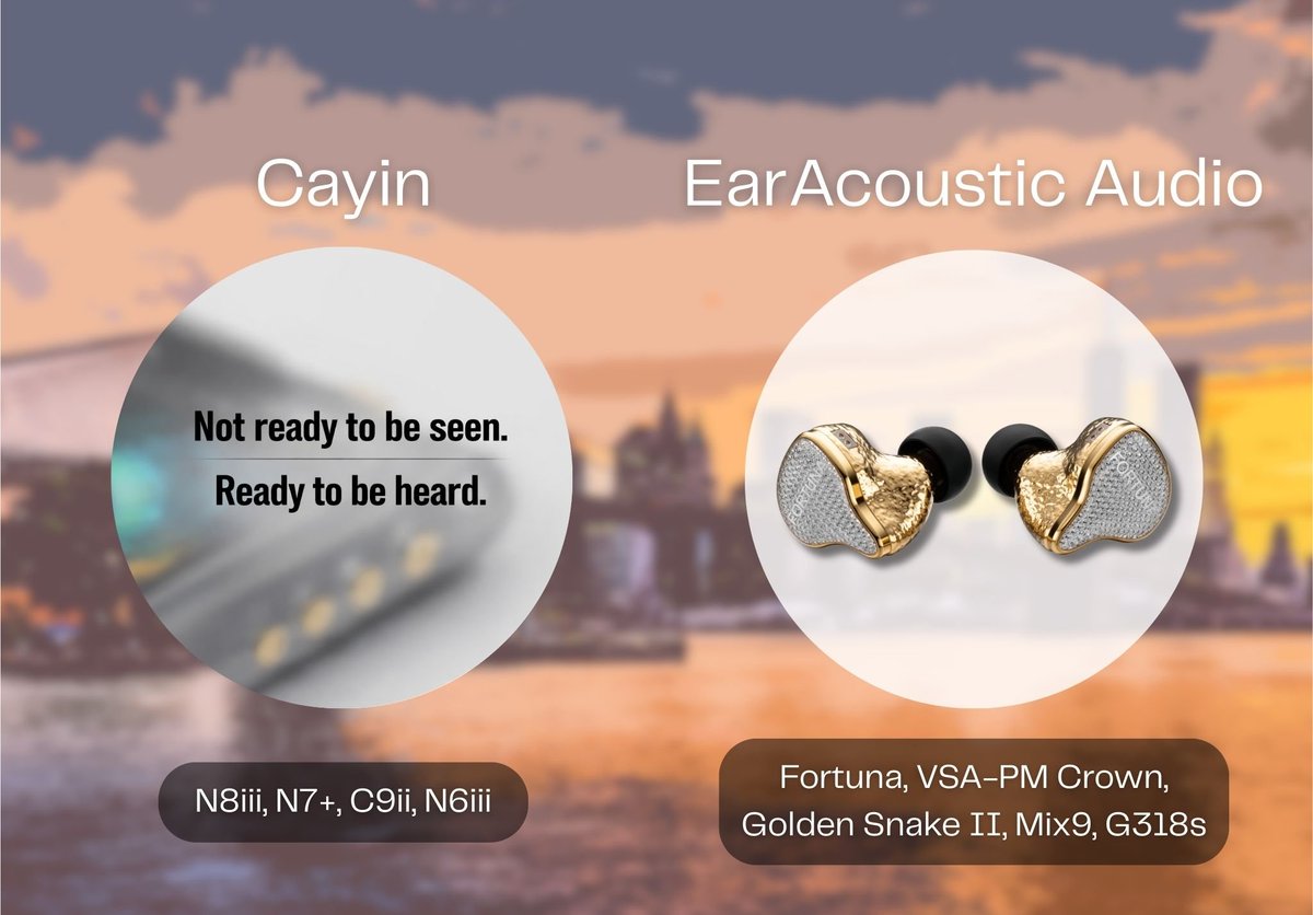 EarAcoustic_CN's tweet photo. 📍 CanJam NYC 2026 | New York City 🗽

GIVEAWAY ALERT 🎉 | Follow Us & Win Amazing Prizes!
• On-site Prize: Follow us, check in at our booth (CanJam NYC MusicTeck Booth B4-B9), take a photo of our products, and DM us—we will select one winner from all platforms to win a GENESIS G318s!

• Online Prize: Follow us, repost this post, comment, and tag a friend to win a STA HI END!

Mark your calendars, Audio fam! EarAcoustic Audio is officially heading to the Big Apple, and we’re partnering with MusicTeck to bring our most impressive, heavy-hitting lineup yet. 🎧

Whether you're looking for an easy-to-drive daily driver or a flagship beast that demands desktop-level power, we have something to blow you away. Come feel the unbeatable price-to-performance ratio and exquisite sound that defines EarAcoustic.

📅 When: March 7–8, 2026
📍 Where: CanJam NYC 2026, New York
🎪 Booth: B4 – B9 (MusicTeck)

✨ What You Can Experience at Our Booth:

🔹 Fortuna F718s
• Driver: Titanium Dome + Diamond Diaphragm Surround
• Specs: 28Ω, 108dB | 0.78mm dual-pin | 4.4mm plug
• Cable: Litz UTZ high-purity OFC silver-plated (Upgraded with German copper-aluminum alloy + 4% pure silver + graphene pure silver + single-crystal copper)
• Drivability: Good. Mid-to-high-end sources recommended to unlock its full potential.

🔹 VSA-PM Crown
• Driver: Ribbon Planar with Multi-Magnet Micro Planar Structure
• Specs: 16Ω, 105dB | 0.78mm dual-pin | 4.4mm plug
• Cable: Air suspension structure hybrid braided (5N single-crystal copper silver-plated + 6N single-crystal copper silver-plated + 4N pure silver + Furukawa silver-copper)
• Drivability: Low amp-friendliness. This is a beast—flagship sources highly recommended!

🔹 Golden Snake II
• Driver: 11.4mm Titanium Diaphragm Dome + Double-sided Deposited Silicon Crystal Diaphragm, Dual-Magnet Dual-Cavity Tesla Dynamic
• Specs: 25Ω, 111dB | 1.2M replaceable cable
• Cable: 4.4mm Litz coaxial OFC silver-plated with brushed gold-plated connector.
• Drivability: Excellent. Highly compatible with portable DAC/AMP dongles.

🔹 GENESIS MIX9
• Driver: Titanium Dome + Composite Diaphragm + 2× Mid Dual Dynamic (DWFK31785TW200) + 2× High Dual Planar (PD6103A008)
• Specs: 12Ω, 107dB
• Cable: Litz high-purity OFC silver-plated
• Drivability: Moderate. Great synergy with portable dongles.

🔹 GENESIS G318s
• Driver: Titanium Dome + Diamond Diaphragm Surround
• Specs: 38Ω, 110dB
• Cable: Litz high-purity OFC silver-plated
• Drivability: Moderate. Compatible with portable DAC/AMP dongles.

Who’s coming to New York this March? Let us know in the comments what you’re most excited to listen to, and we’ll see you at Booth B4-B9! 👇