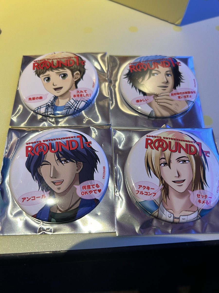 交換】 ときめきメモリアル ときメモGS ラウンドワン 缶バッジ 【譲