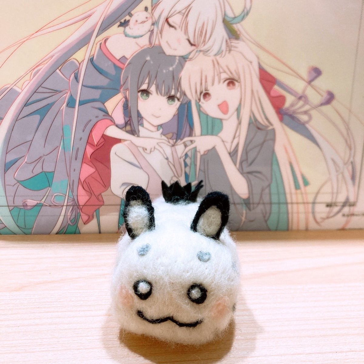羊毛フェルトでFUSHI作った！ あんま上手く出来なかったけど 初めて