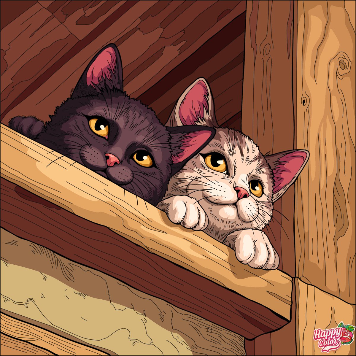 塗り絵♡解説 👈