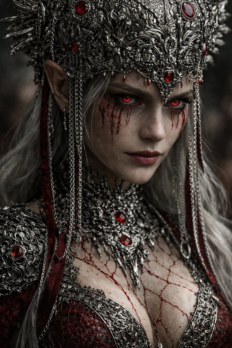 IzamAether_'s tweet image. Good morning ☕🌞

#darkfantasy  #vampireaesthetic #cinematicportrait #aiart #generativeart