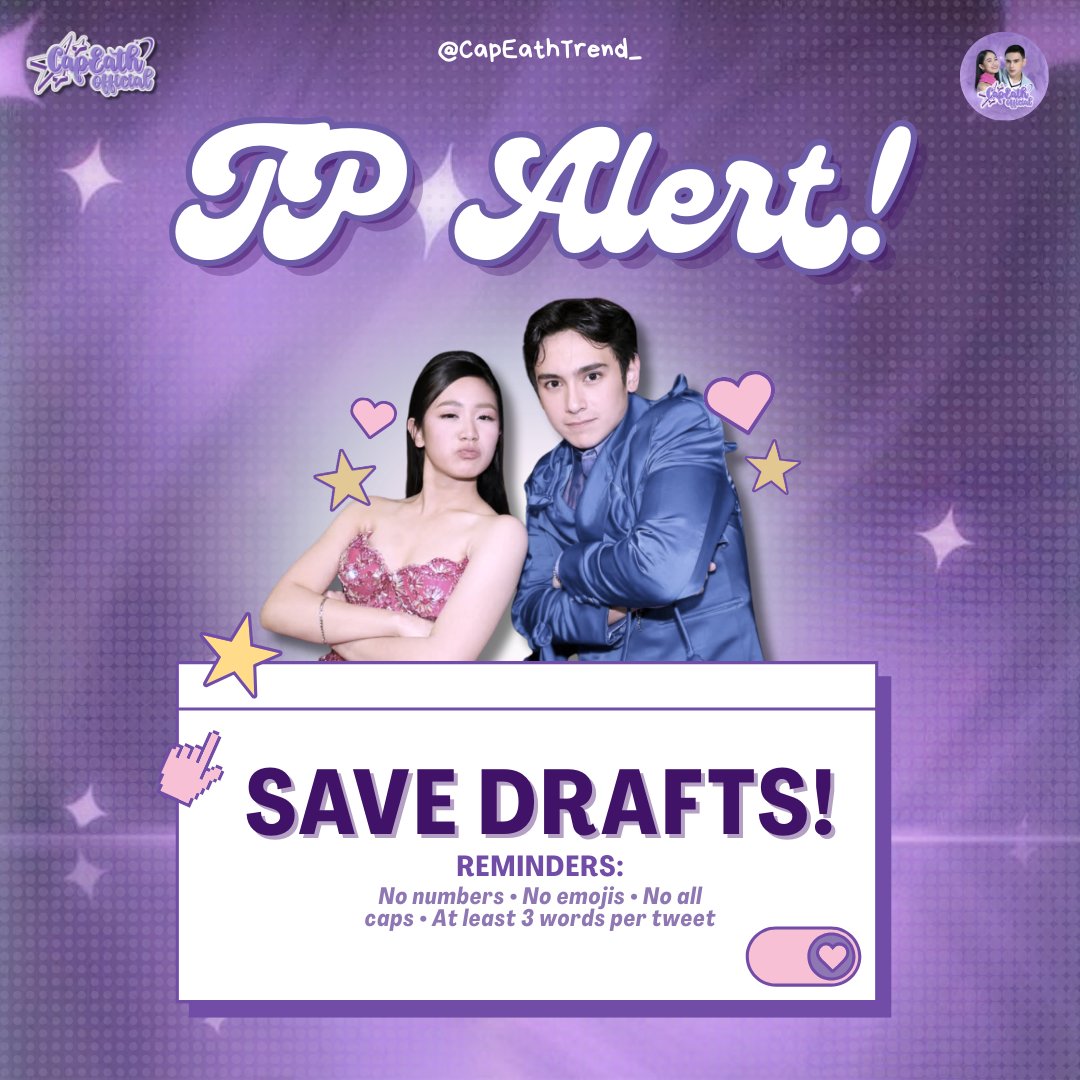 TEAM CAPEATH TRENDSETTER 💜 tweet media