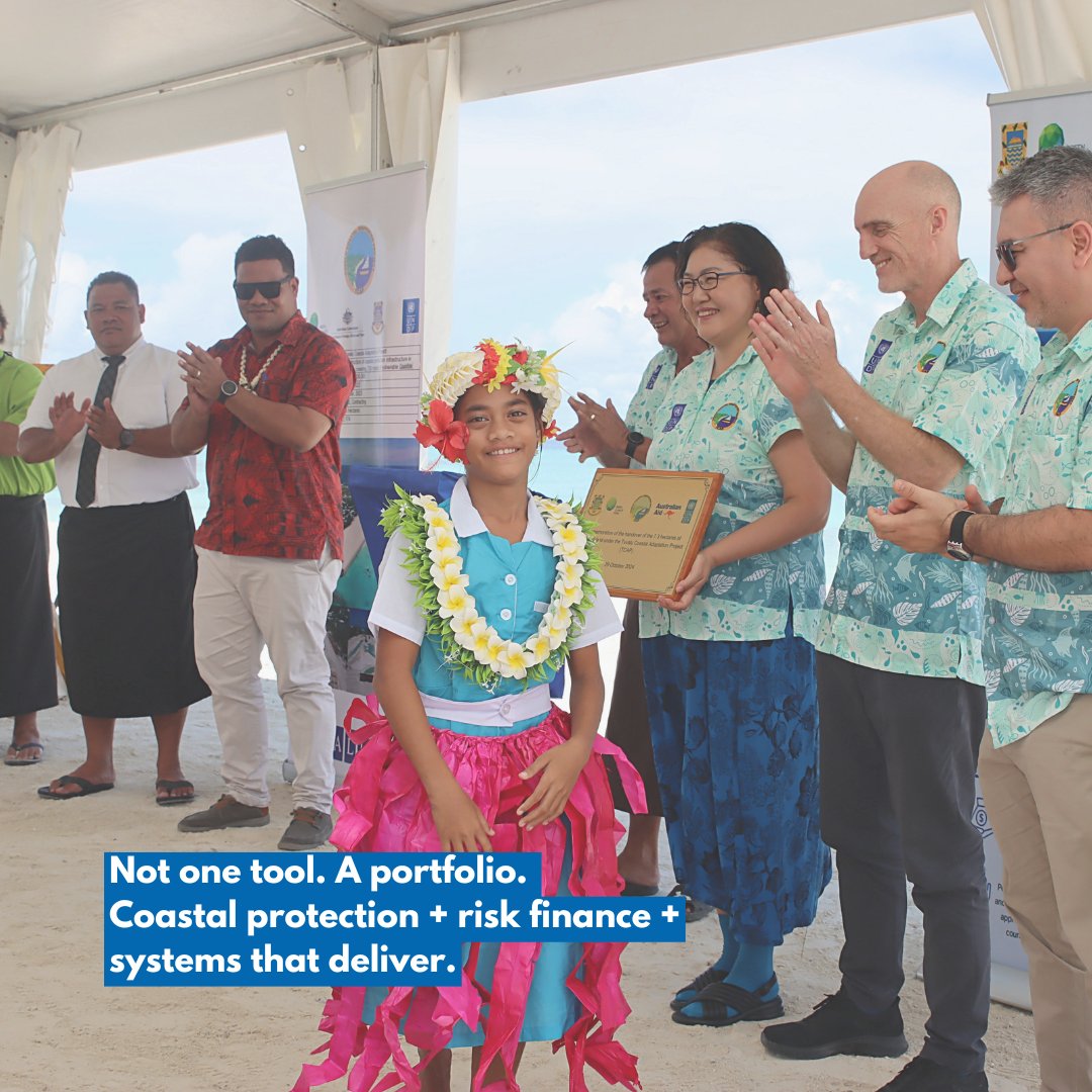 UNDP_Pacific's tweet photo. Ahead of #COP31, the Pacific isn’t waiting.

With a pre‑COP in Fiji 🇫🇯 and leaders meeting in Tuvalu 🇹🇻 this October, a portfolio approach to climate resilience is already delivering results. Now it’s time to scale what works.

Read the blog: https://t.co/HiYCKLR17V https://t.co/sas6jRhEU5
