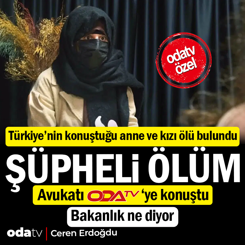 odatv's tweet photo. Kuran’a Hizmet Vakfı sorumlusu Ayhan Şengüler'in istismarına karşı yıllardır hukuki mücadele veren Fatma Nur Çelik ile 8 yaşındaki kızı Hifa İkra’nın cansız bedenleri Zeytinburnu sahilinde bulundu. 

Çelik'in avukatları, ölümün şüpheli olduğunu belirterek savcılığa dilekçe verdi.

https://t.co/h8K12p8VfP