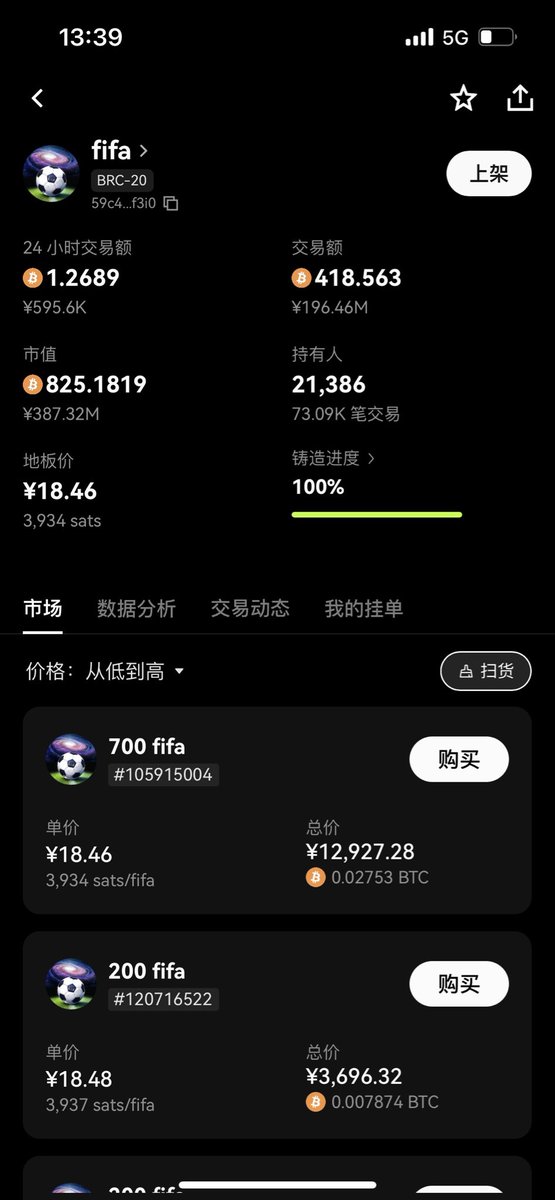 追梦旅程周而复始每一瞬都鲜活至今
时间流转让亿万心跳再次为热血同频

2026美加墨世界杯倒计时99天⏳

⚽️世界杯 fifa 【购买流程】：
打开Wab3首页 →点更多→NFT →铭文→全部  → 世界第十位fifa

#“马”上奔赴四年之约# #世界杯# #2026世界杯倒计时99天#
