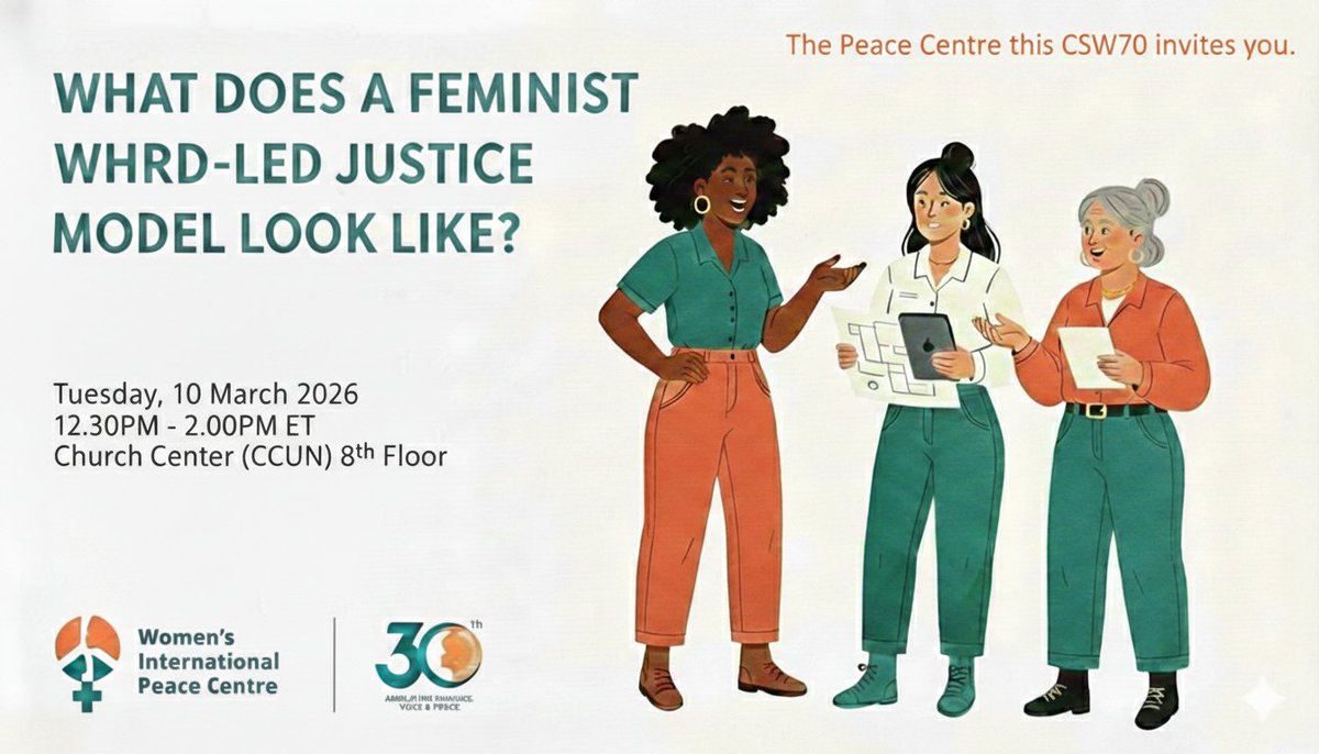 Women's International Peace Centre tweet media