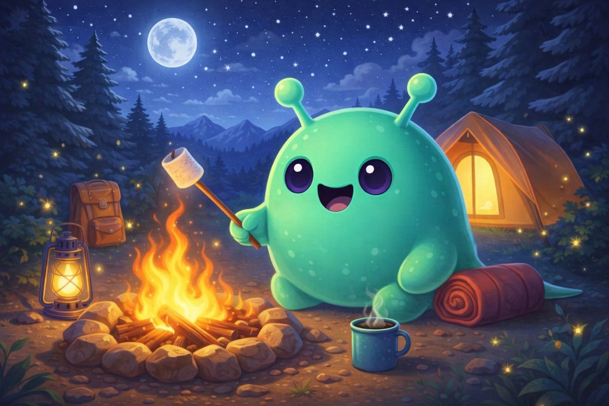 Blorbify's tweet photo. The mission can wait. The perfect golden-brown marshmallow cannot.
BLORB is currently busy documenting the precise science of "Cozy." โ๏ธ๐๏ธ
#BLORB https://t.co/bB0RKFXn2d