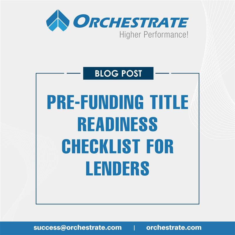 Orchestrate Mortgage and Title Solutions, LLC tweet media