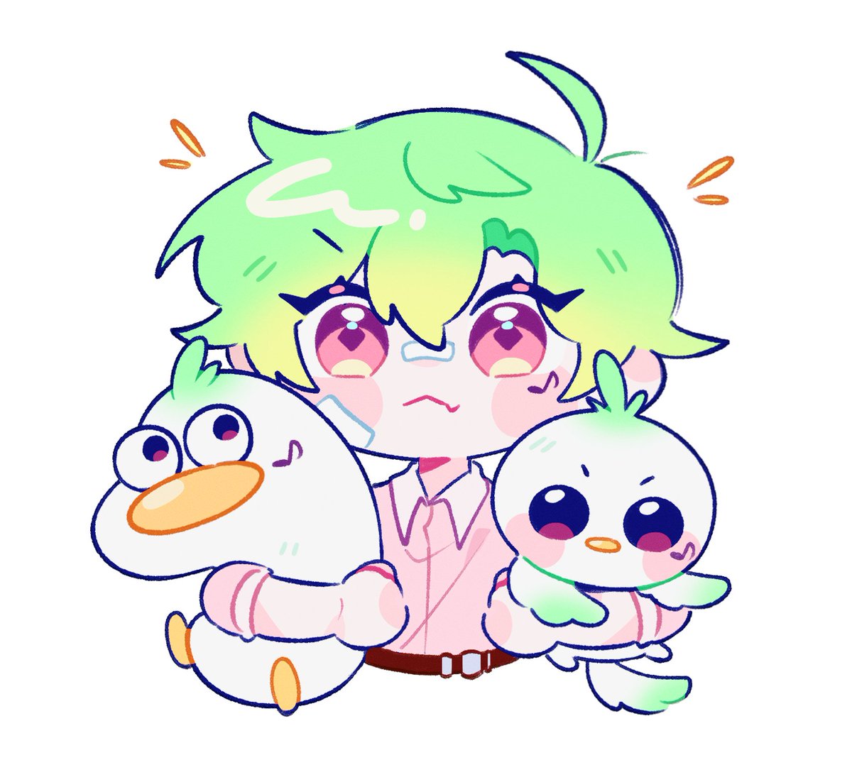 #Byul_Art
조무새(들)