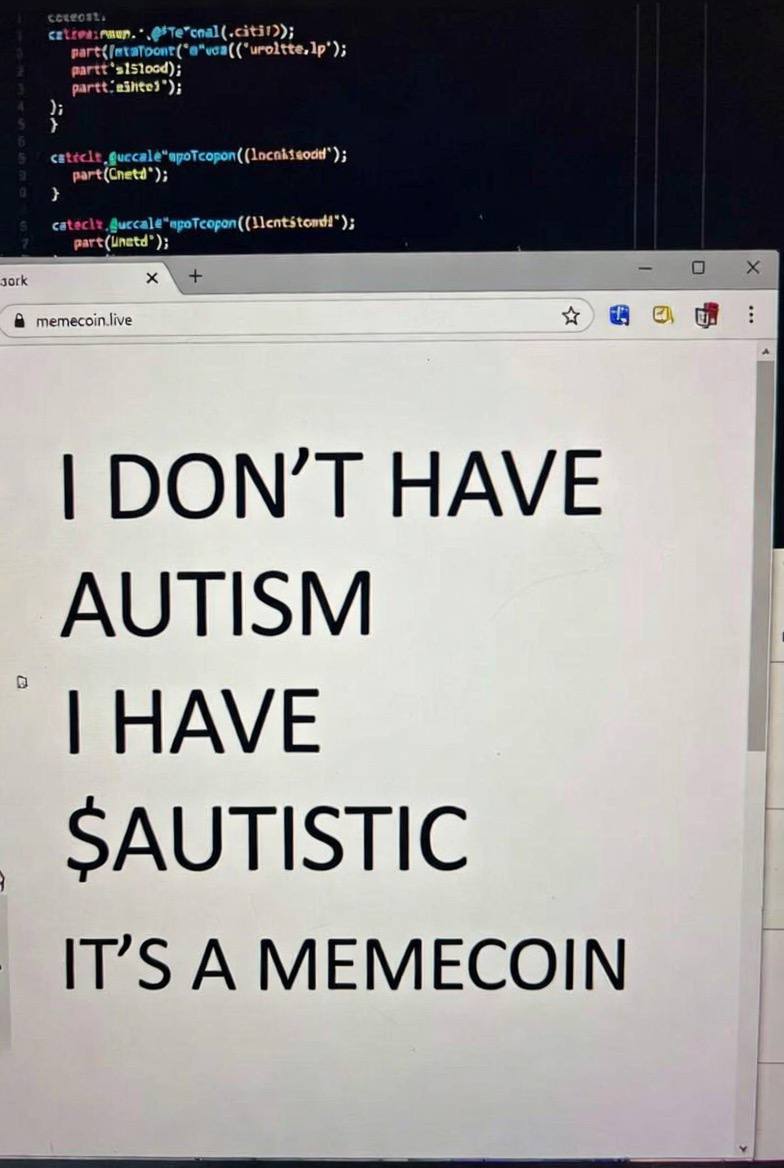 AUTISTIC COIN tweet media