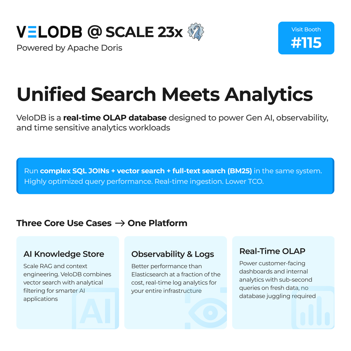 VeloDB (Powered by Apache Doris) tweet media