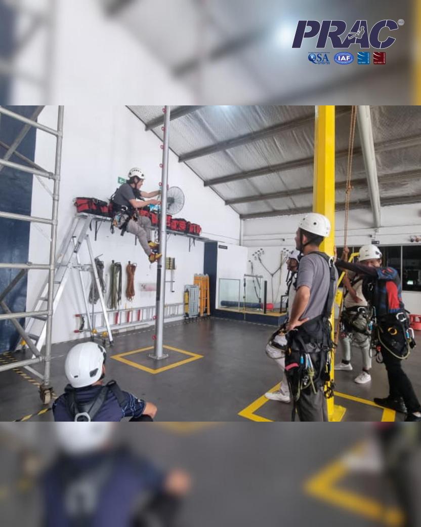 DraggerEngr46's tweet photo. PRAC conducted Rope Access Lvl 1 and Lvl 2 training, including successful Lvl 2 upgrades for participants from Asas Ideal and Chemlub.

#PRAC #RopeAccess #WorkAtHeight #training https://t.co/APcVYjeVcV