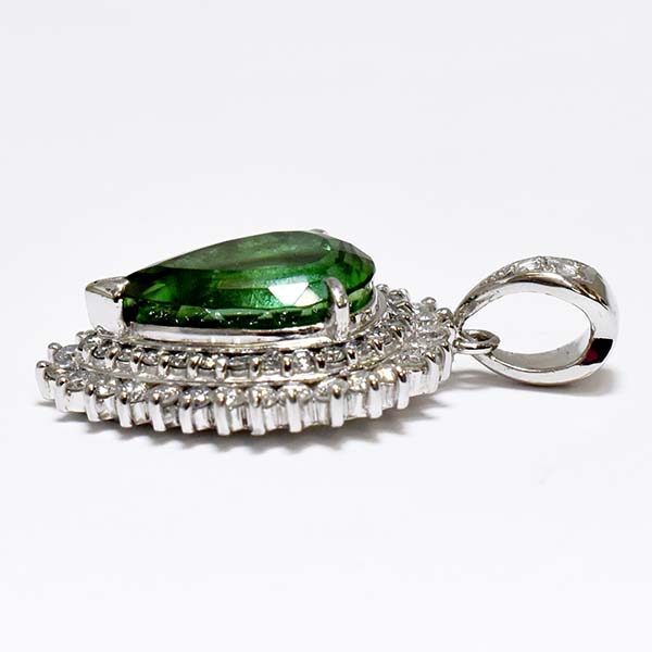 本日の商品「グリーントルマリン 6.111ct ダイヤモンド 1.177ct